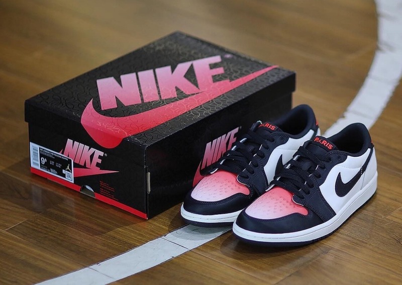 【NIKE×PSG】AIR JORDAN 1 LOW OG PSG 新品箱付き Retailers Uncover the PSG x Air Jordan 1 Low OG | Grailify